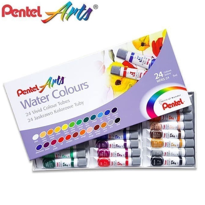

KODE S65U Cat Air Pentel Arts 24 Warna Water Color
