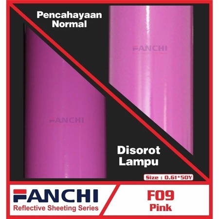 Stiker Skotlet Refelektif Nyala Fanchi Reflektor Mobil Motor Reflective Terang