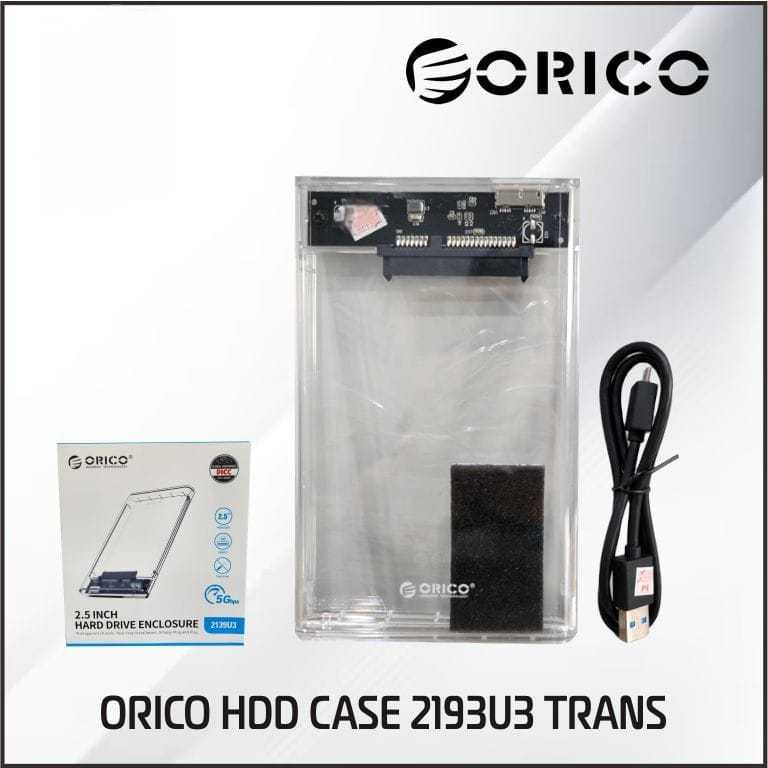 ORICO 2139U3 2.5 inch Transparent USB3.0 Hard Drive Enclosure - 2139U3