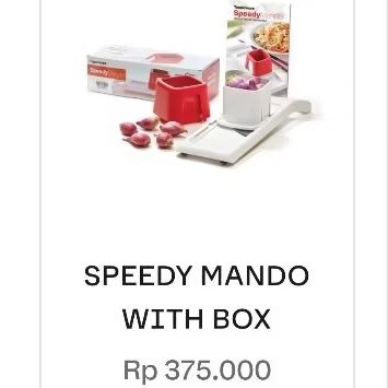 Speedy Mando Tupperware