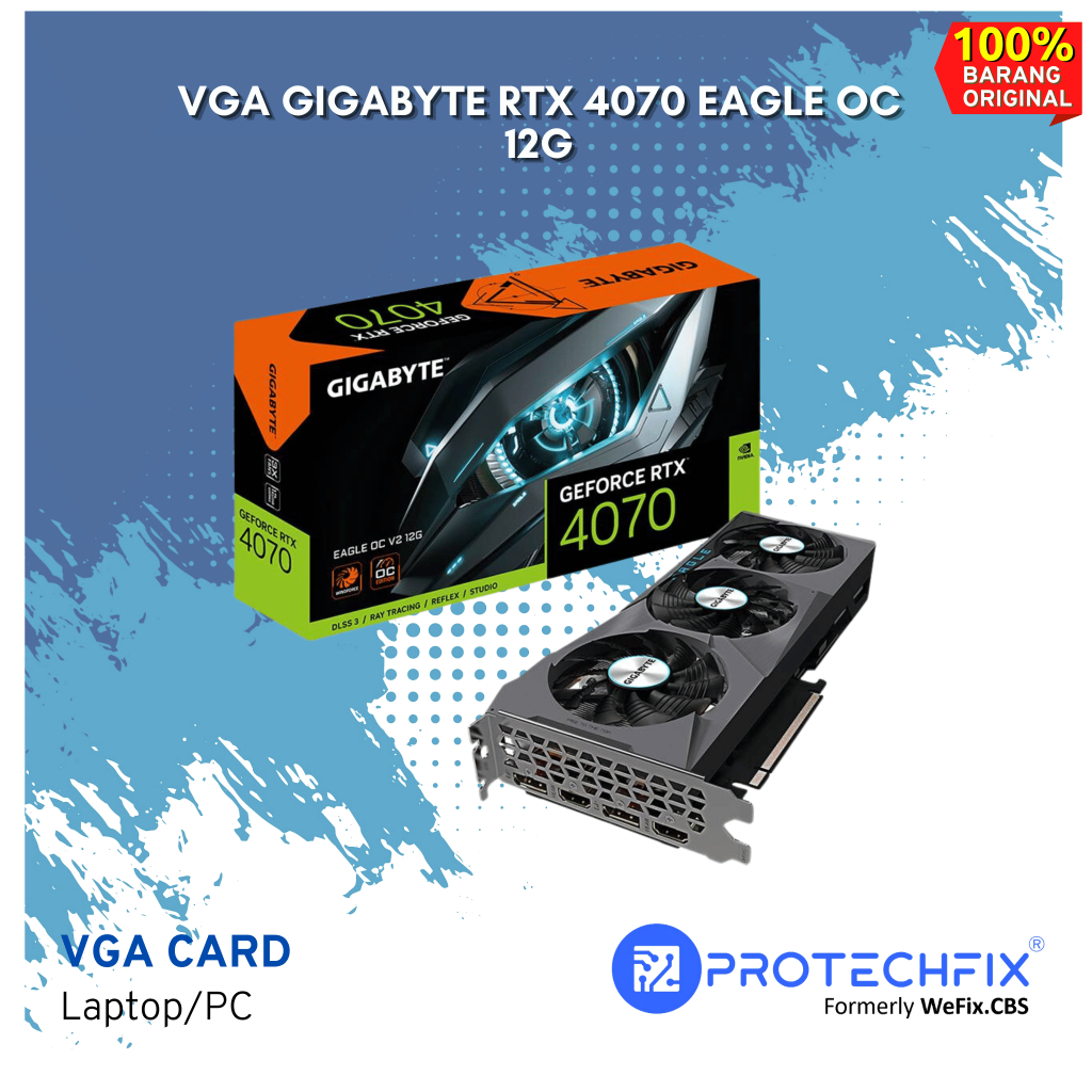 VGA GIGABYTE RTX 4070 EAGLE OC 12G