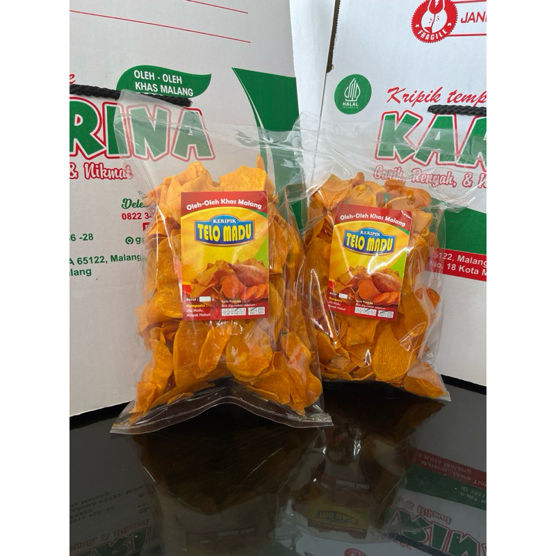KERIPIK KETELA / KERIPIK UBI UNGU / UBI MADU / OLEH-OLEH KHAS MALANG