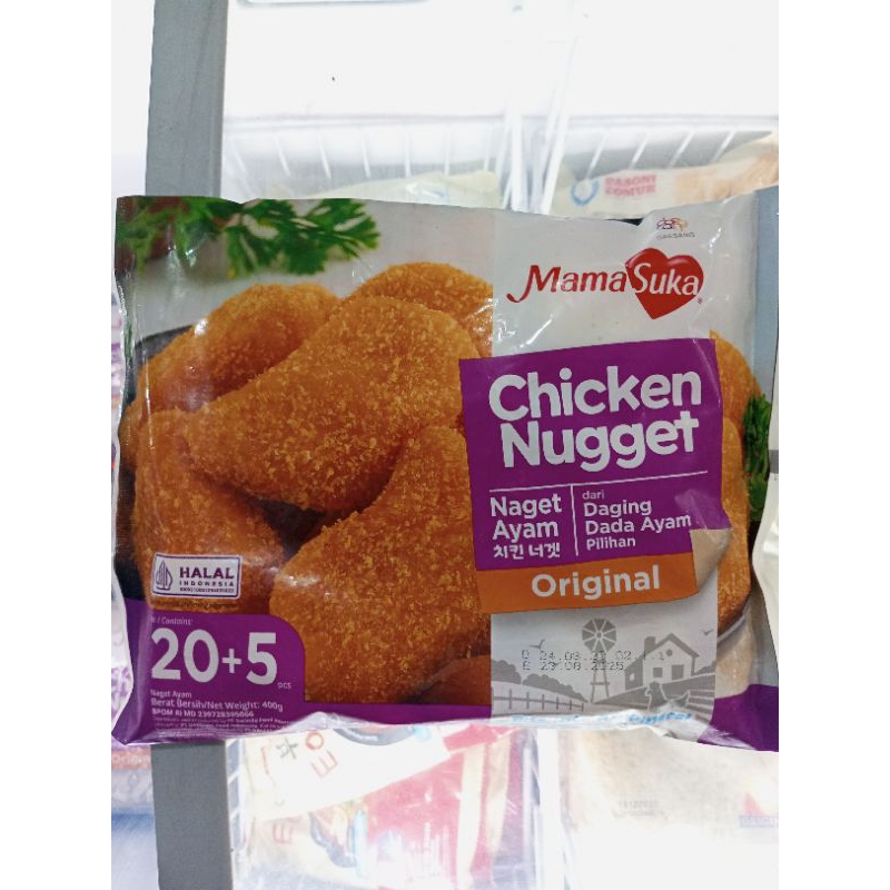 

Mamasuka chiken nugget 400gr