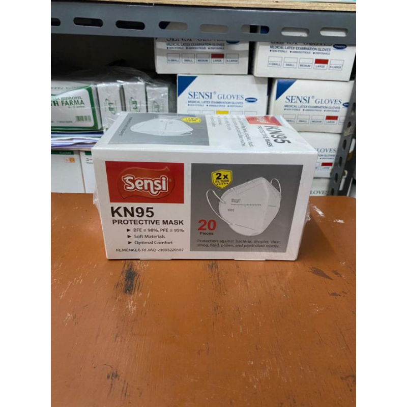 SENSI KN95 PROTECTIVE MASK 5 PLY / Masker KN 95 Merek Sensi Original
