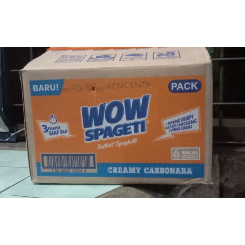 

Kardus Bekas Spagety WOW ukuran 30x26,5x19