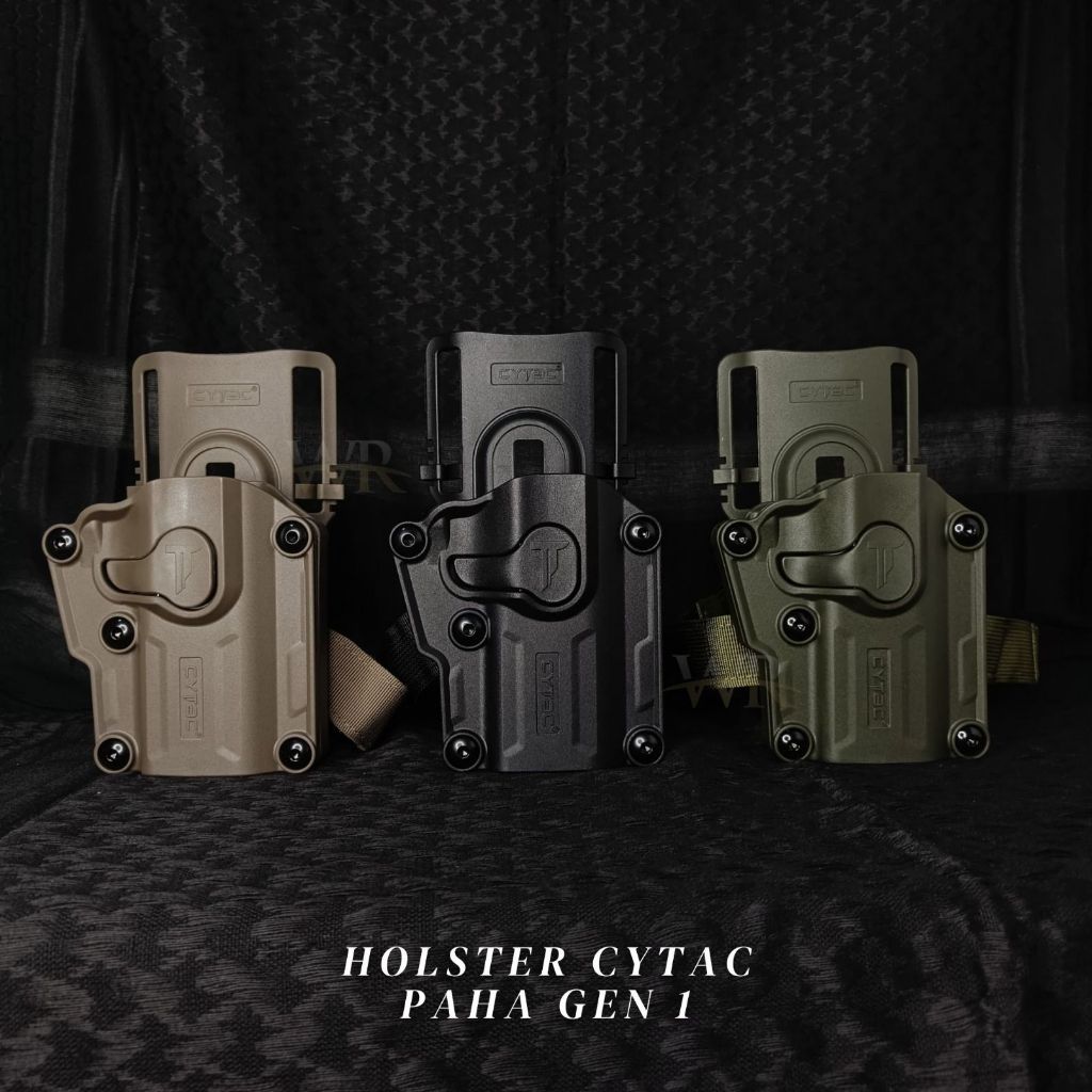 Holster Pistol Cytac Belt Loop Paha Universal Glock Hs Sigsauer Tactical / CYTAC Universal Tactical 
