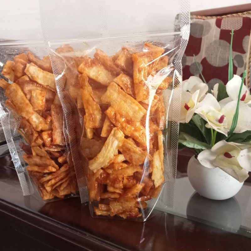 

Keripik Singkong / Manggleng rasa pedas manis murah berat 200 gram