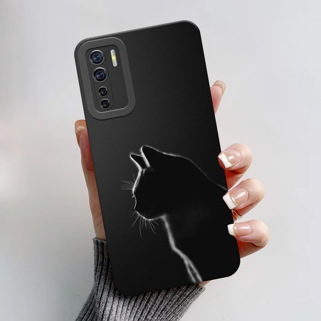 Case Oppo Reno 3 - Softcase Oppo Reno 3 Motif KUCING - Case Pro Camera - Case Hp Oppo Reno 3 - Casin