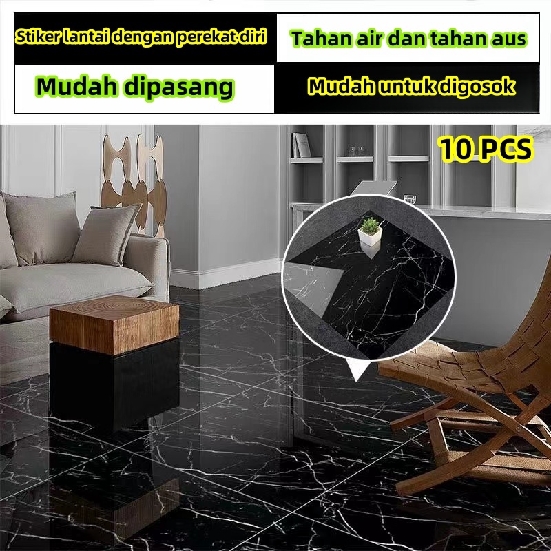 【COD】Lantai Marmer Vinyl (30 x 30 cm) / Stiker Lemari Pakaian Marmer / Stiker Vinyl Lantai Marmer Gr