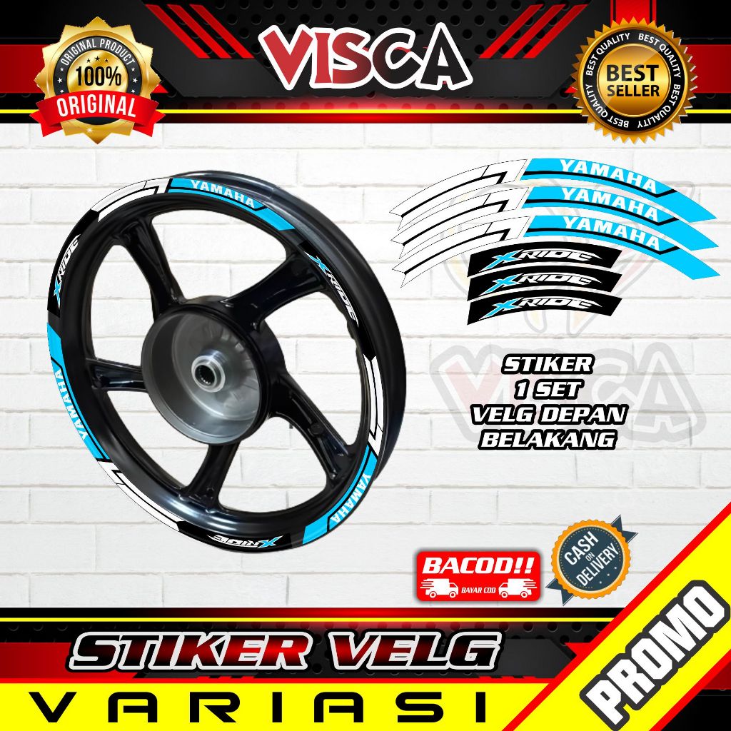 Stiker Velg - Sticker Velk - Stiker Cutting Velg - Stiker Velg X Ride A05 ring 14