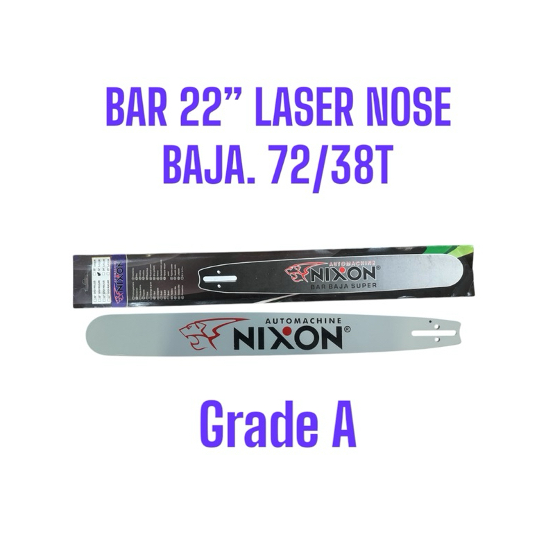 BAR PISAU 22” BAJA LASER NOSE CHAINSAW 5200 5800 NIXON