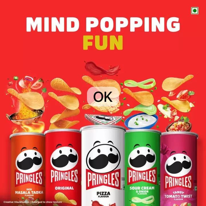 

OK9207 Potato Crisp Pringles / Pringles Potata Keripik Enak / Pop Tastic Pringles Import