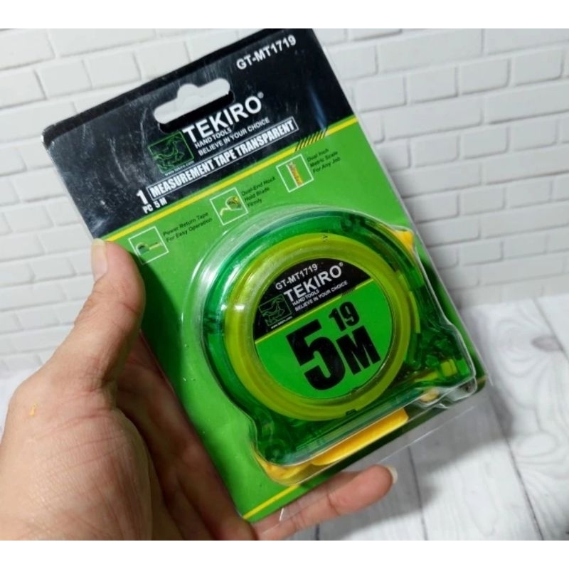 meteran tukang 5meter tekiro/ meteran tekiro 5m / meteran 5meter tekiro