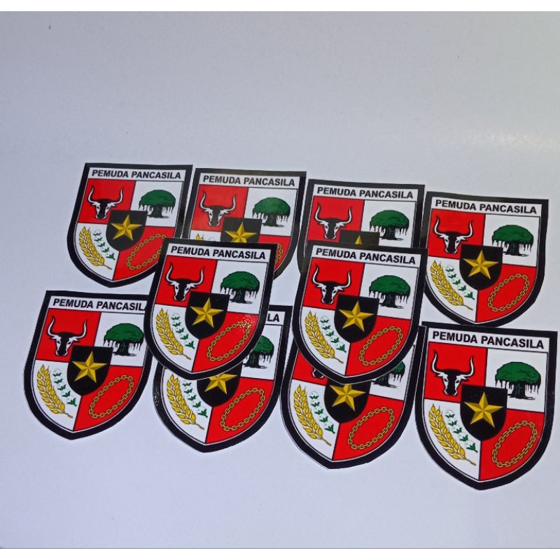 

(10pcs)Stiker Pemuda Pancasila/Stiker PP 10pcs/Stiker Ormas Pemuda Pancasila isi 10