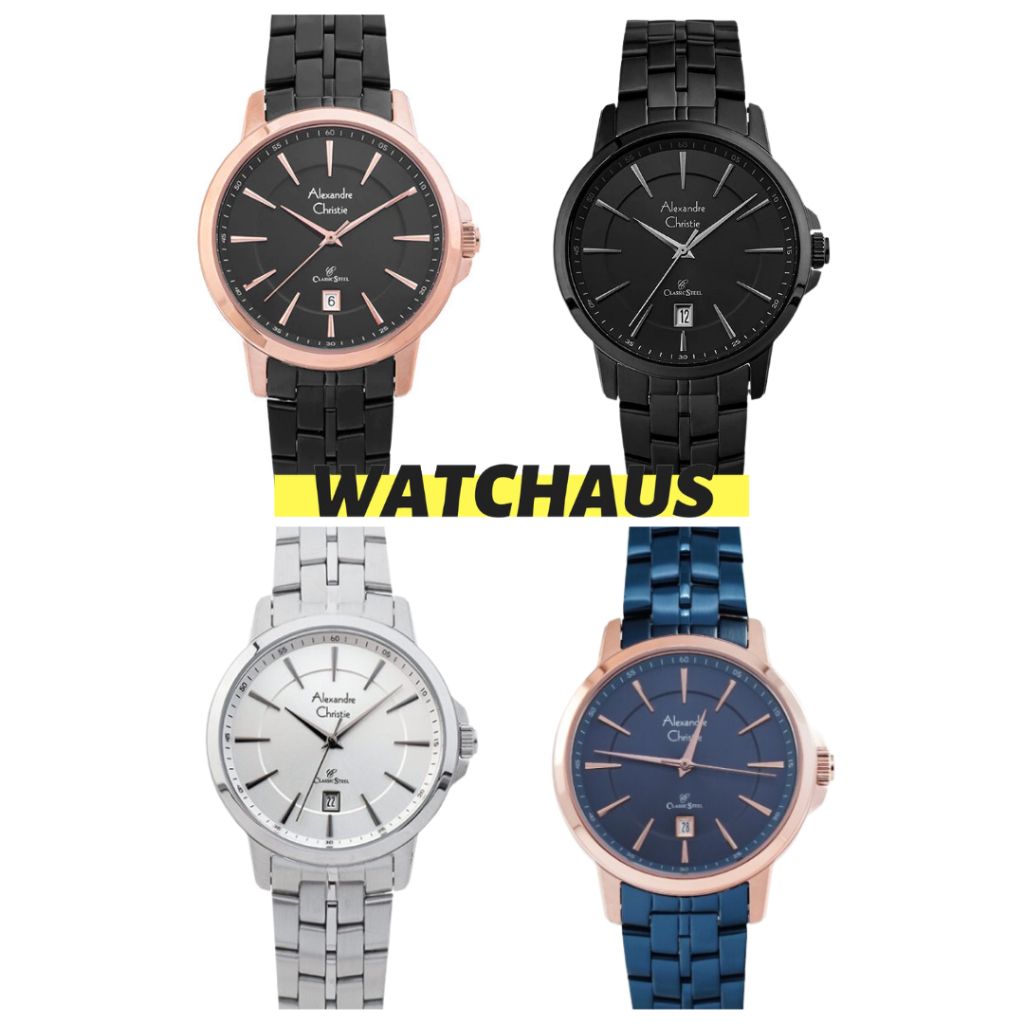 JAM TANGAN WANITA ALEXANDRE CHRISTIE AC8655 AC 8655 LDB STAINLESS STRAP