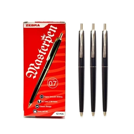 

(1 Pcs) ZEBRA Masterpen / Pulpen Pena / Ballpoint 0.7mm Retractable