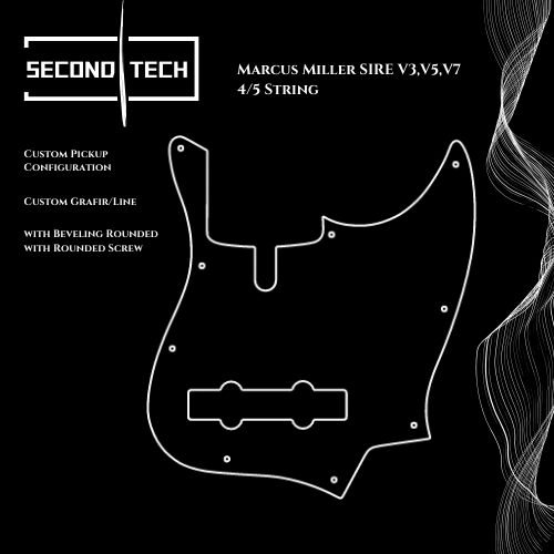 pickguard marcus miller SIRE V3 V5 V7 3ply custom