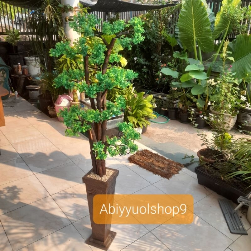 Baru Tanaman Hias Bonsai Artificial Dekorasi Pohon Palsu Pohon Hias Bunga Hias Artificial Aesthetic