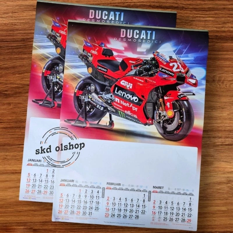 

Kalender Dinding Tahun 2025 (AO 126) 4 Lembar x 3 Bulan / Gambar Motor SuperBike