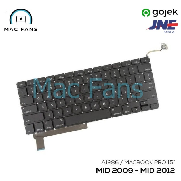 Keyboard MacBook Pro 15” A1286 2009 2010 2011 2012