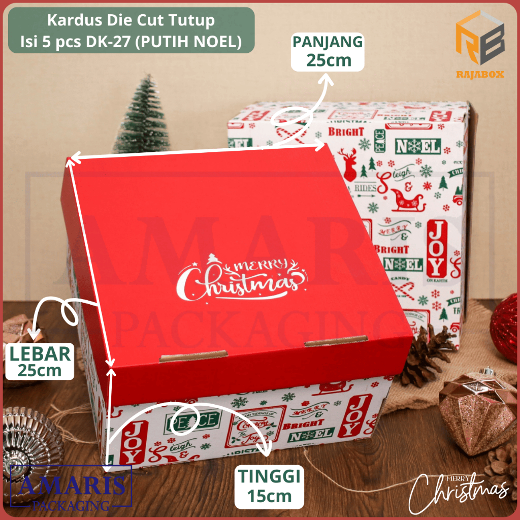 

DK-27 Kardus Die Cut Kotak Kue Ulang Tahun Kecil Isi 5 Pcs Amaris