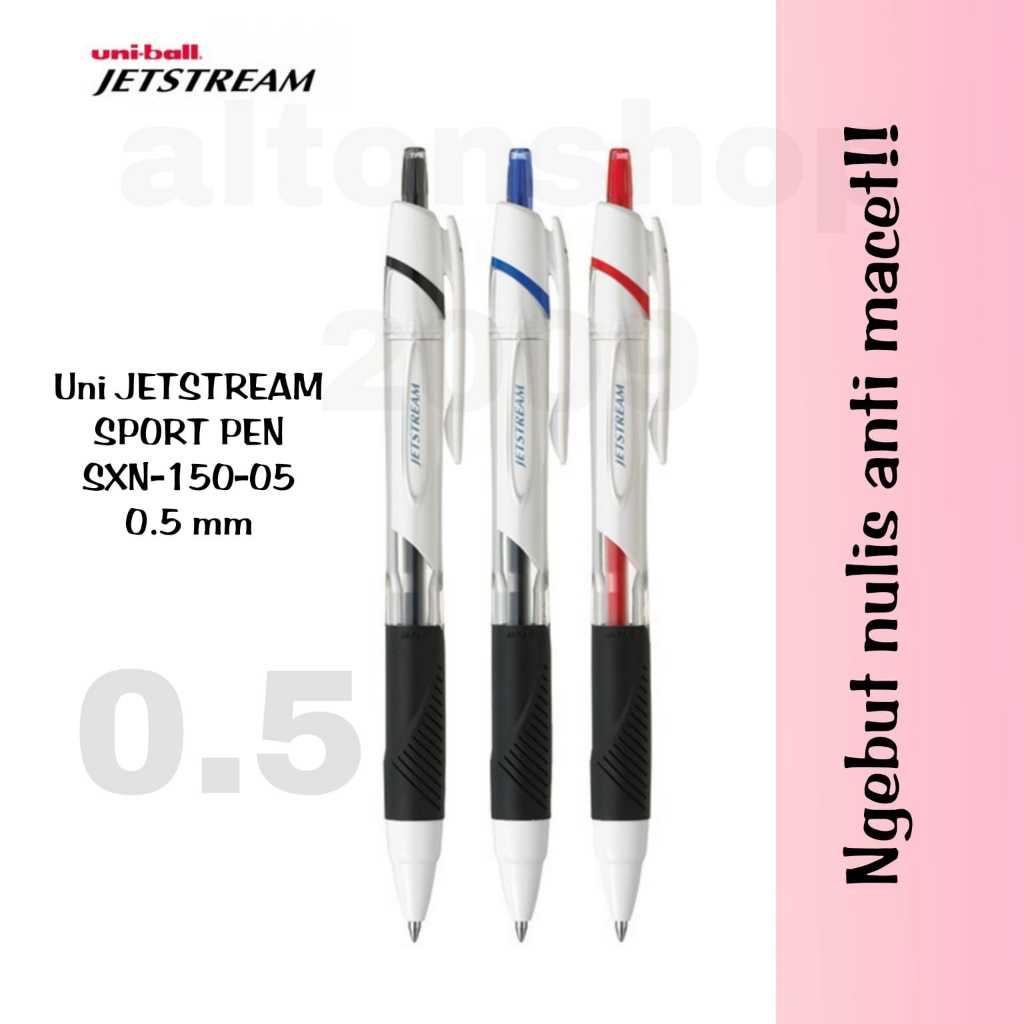 

Pulpen Ngebut!! UNI JETSTREAM SXN-150-05 (0.5mm) - semi GEL