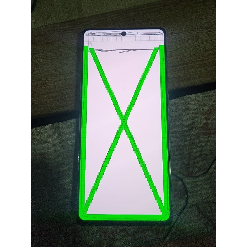 LCD samsung Note 20 biasa original copotan minus layak pakaj