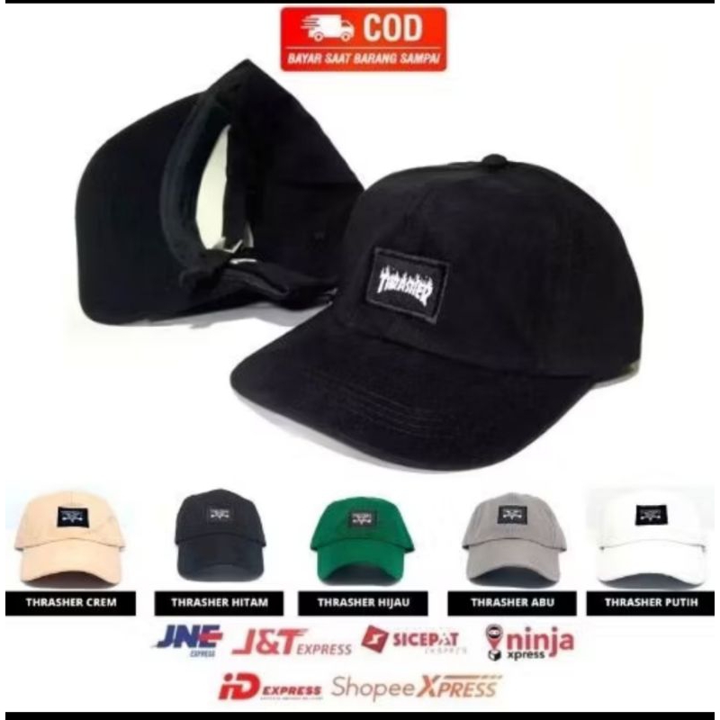 TOPI BASEBALL PRIA WANITA BORDIR THRASHER / TOPI DEWASA BORDIR THRASHER