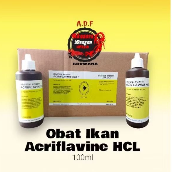 Obat Ikan Acriflavine HCL/ Obat Acriflavine HCL Blitz ICHT