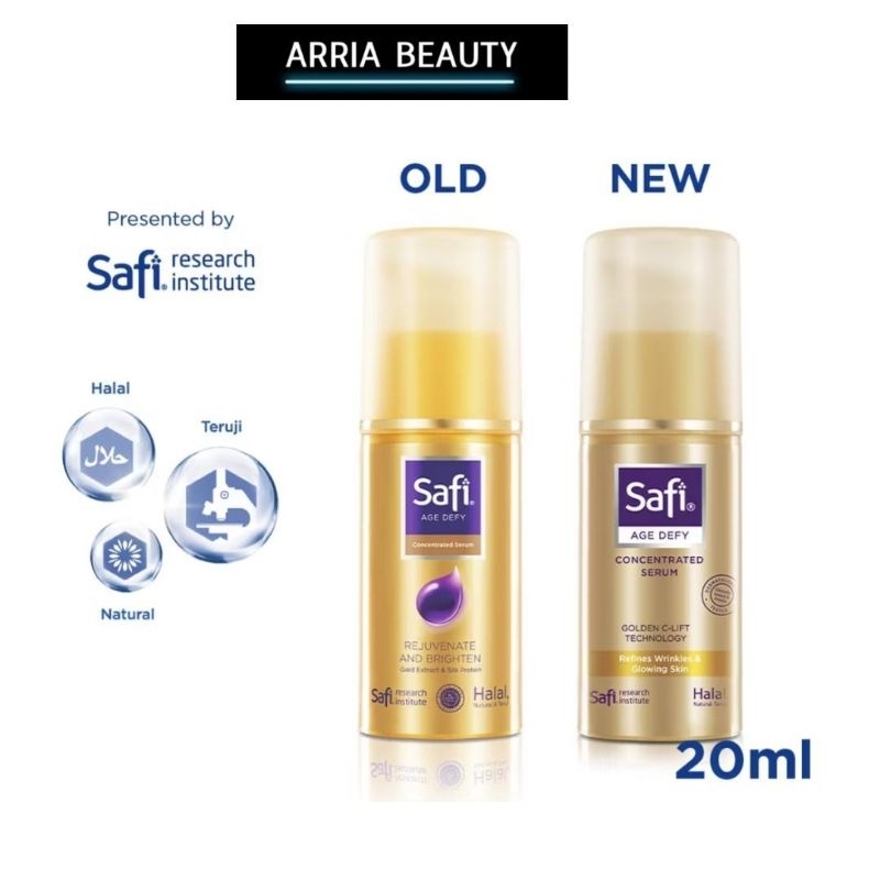 ￼SAFI - Age Defy - Concentrated Serum 20ml - Serum Wajah Anti Aging