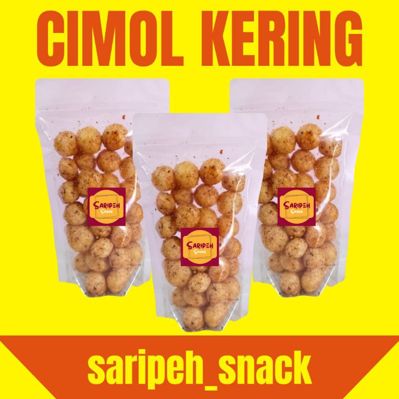 

Cimol kering Standing Pouch 12x20 Original Pedas Daun Jeruk Kriuk kress saripeh Snack