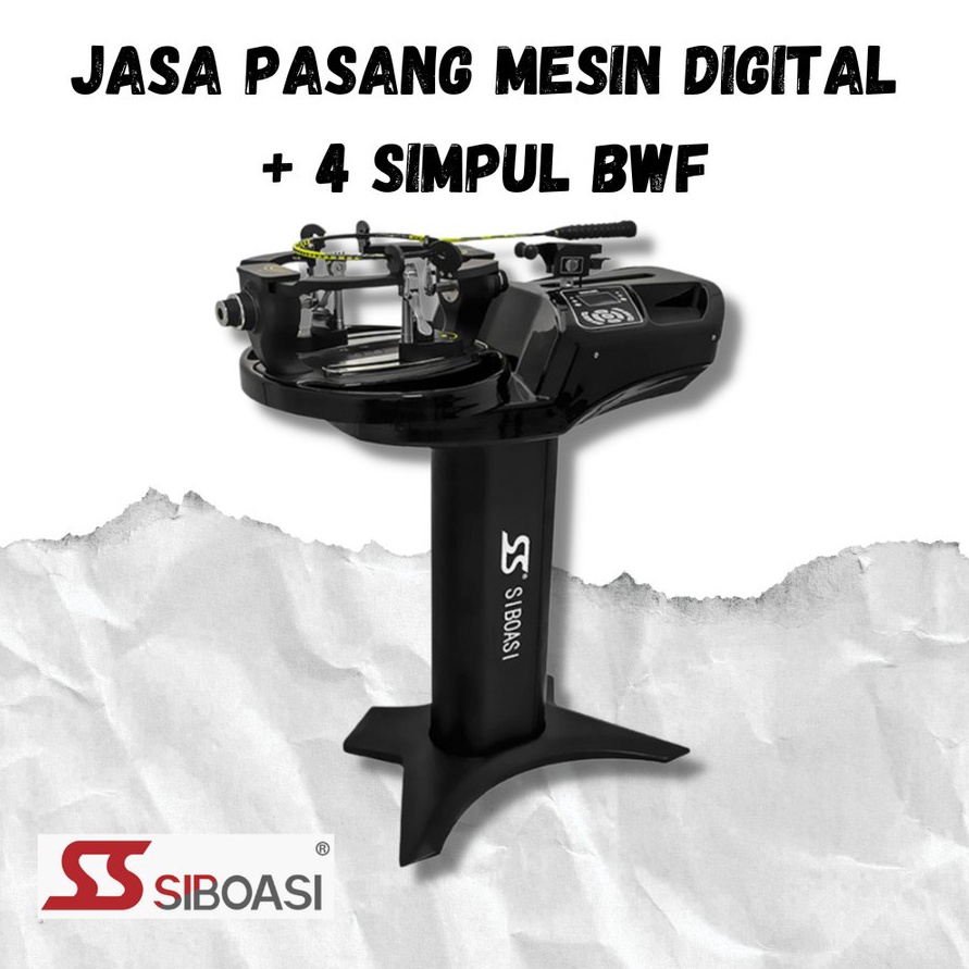 Jasa Pasang Senar  Senar Raket Mesin Digital Siboasi