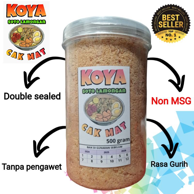 

HG Koya Soto Lamongan Bubuk Gurih /1 Gram