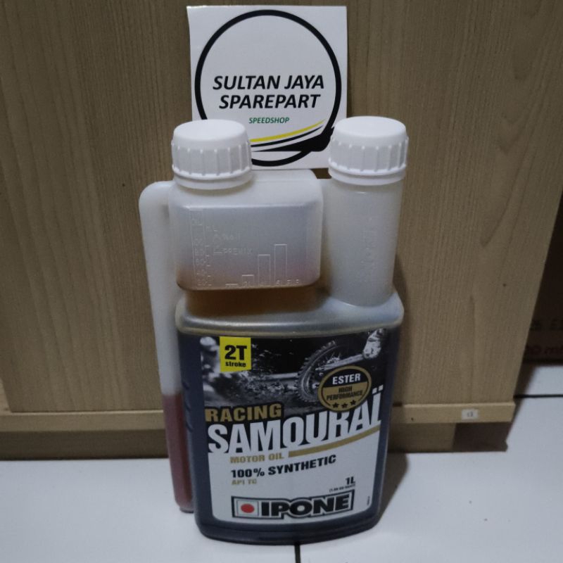 OLI IPONE SAMOURAI RACING 2TAK / OLI SAMPING IPONE 1LITER SAMOURAI SAMURAI OLSAM 2TAK ORIGINAL