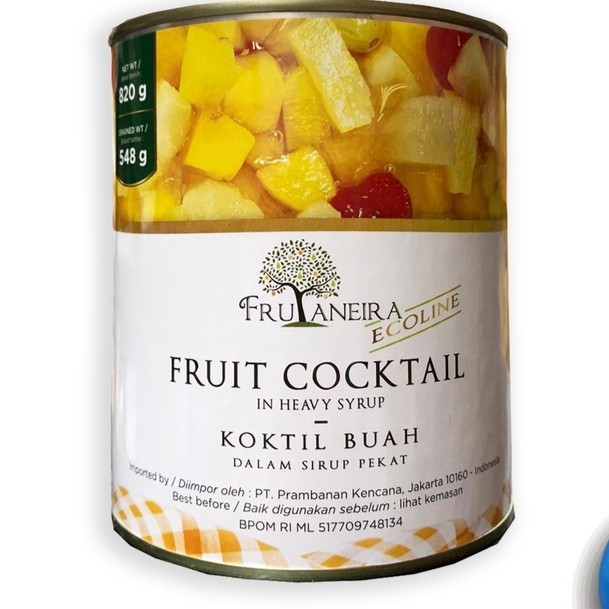 

Fruitcocktail in Heavy Syrup Frutaneira - 820 Gram