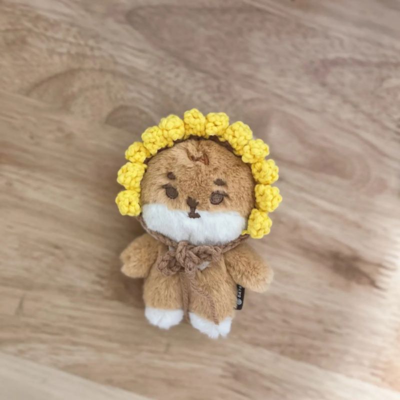 Sunflower Bandana for Denimalz KKE, Skzoo Leebit Dwaekki Wolfchan Hanquokka Bbokari, NCT doll Cheeta