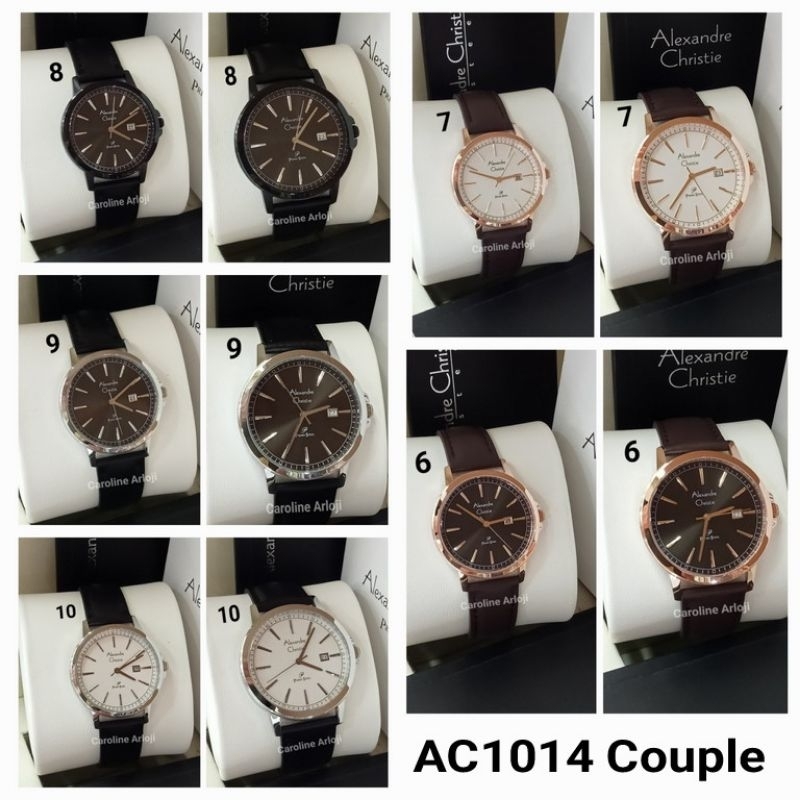 JAM TANGAN COUPLE ALEXANDRE CHRISTIE  AC1014MD