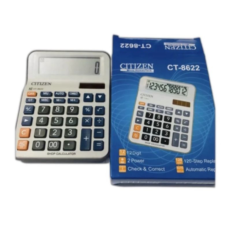 

Kalkulator / Calculator CITIZEN CT 8622 / CT-8622 Kalkulator Check 12 Digit