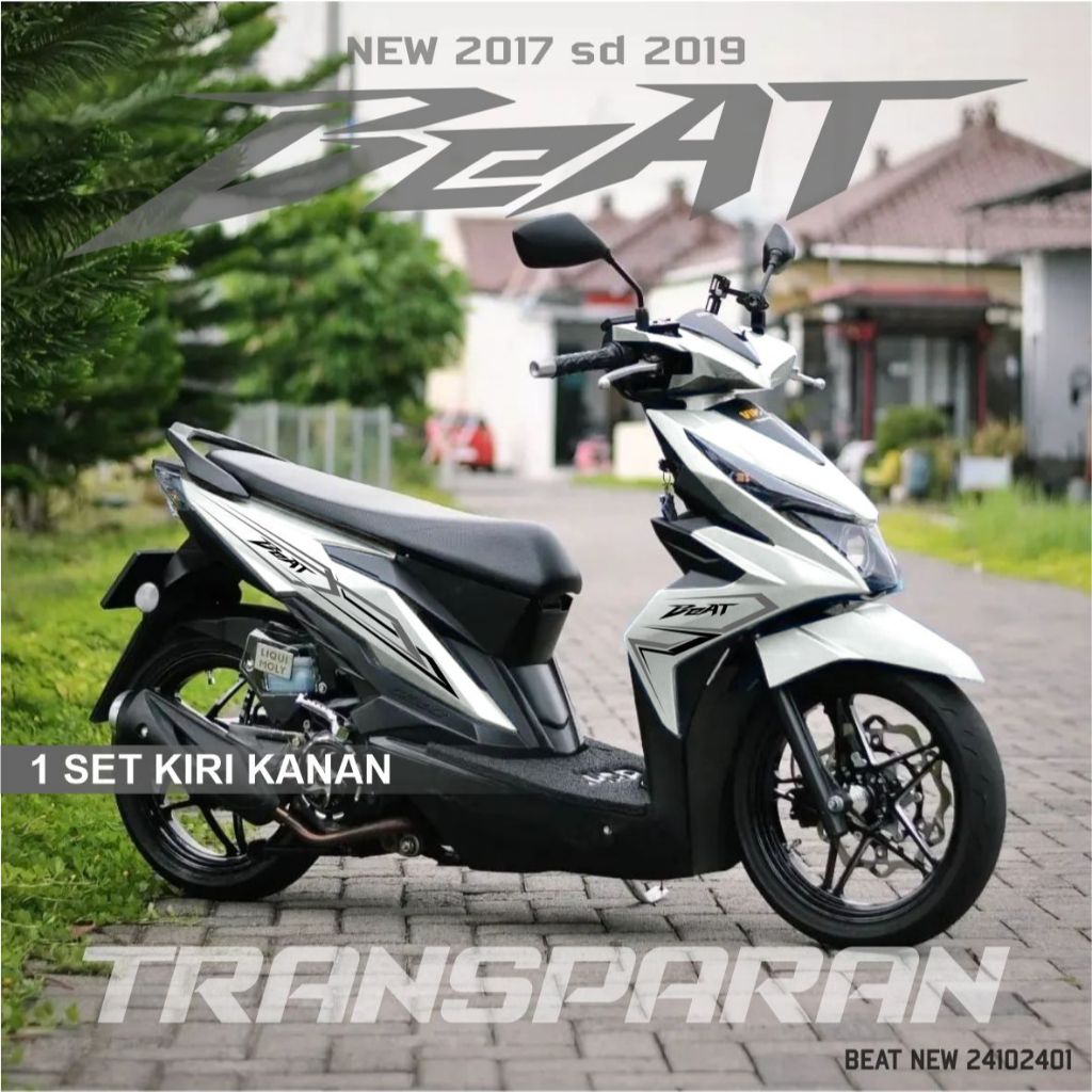 STRIPING BEAT STREET TRANSPARAN /ESP BEAT FI  24102401 TAHUN 2017-2019 BEAT NEW