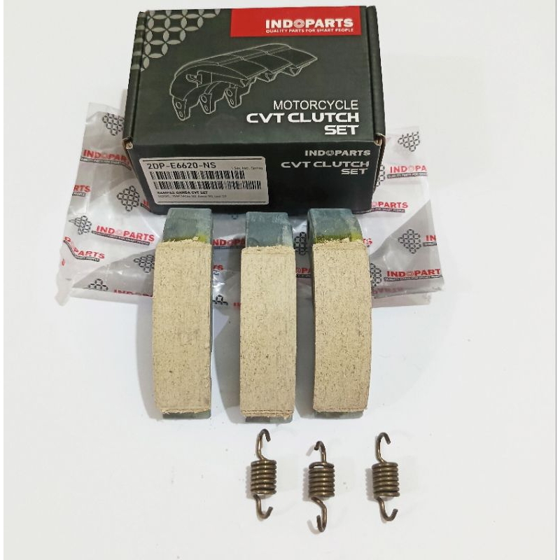 kampas ganda 2DP indopart buat motor nmax,  nmax new, aerrox, bisa dipakai di honda pcx, vario 125, 