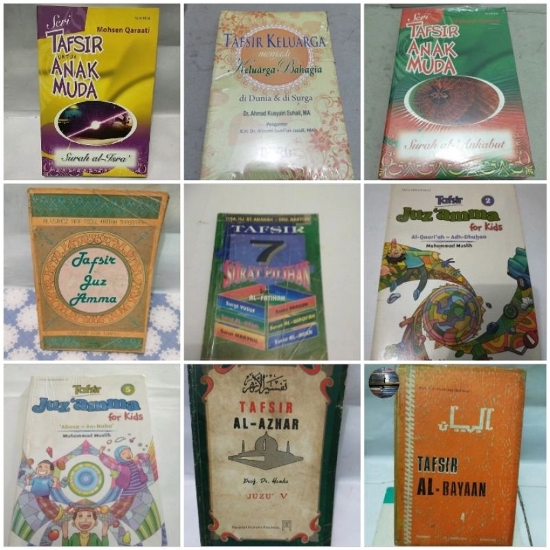 SERI Tafsir untuk anak muda / Tafsir keluarga menjadi keluarga bahagia/ Tafsir 7 surat pilihan/ Tafs