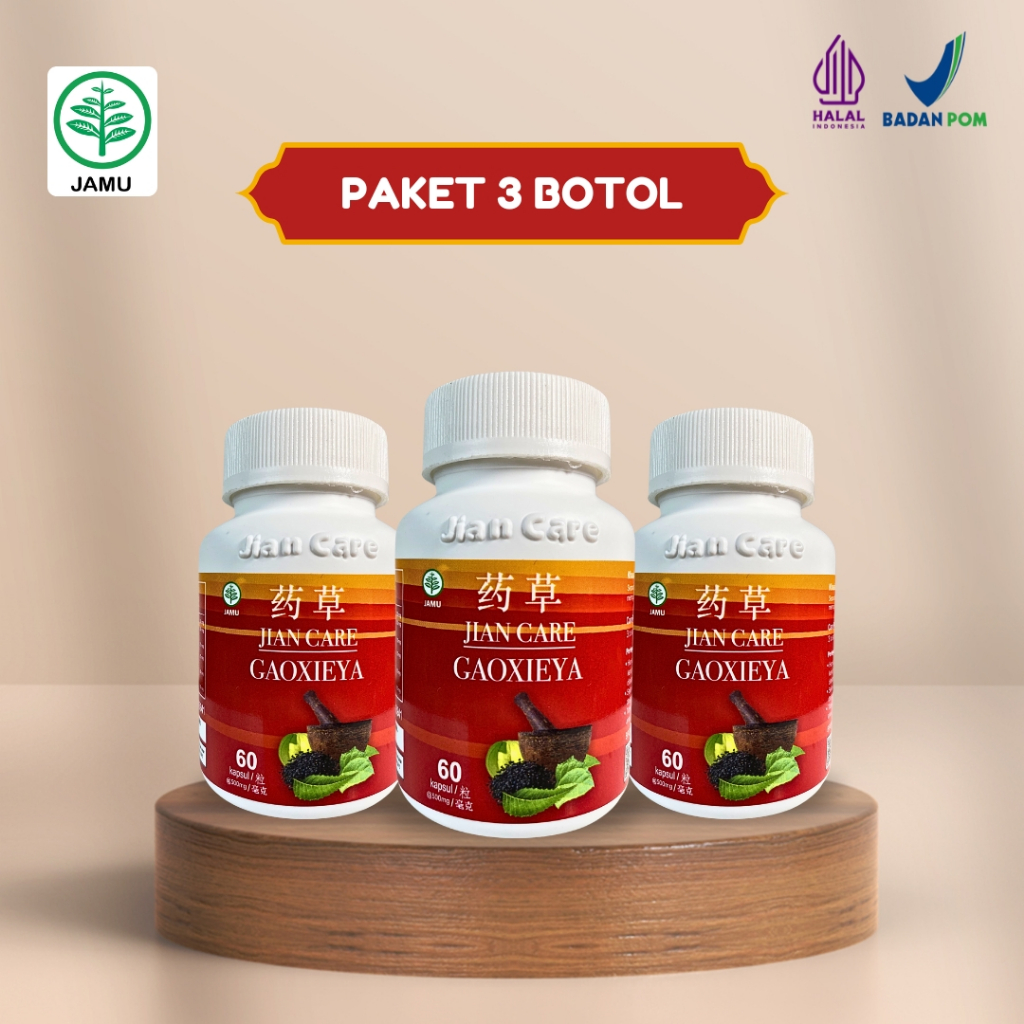 Gaoxieya Obat Diabetes - Paket 3 Botol