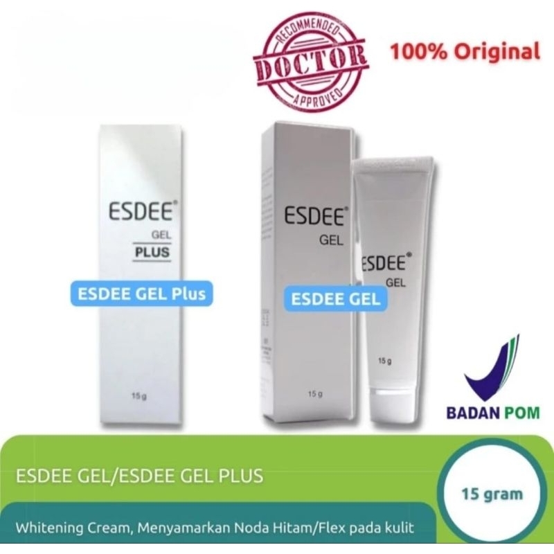Esdee Gel / Esdee Gel Plus - untuk jerawat / kulit berjerawat & mengontrol minyak berlebih - BPOM