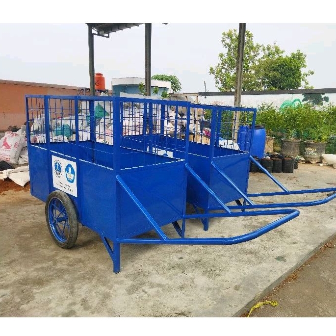 Gerobak Sampah dorong UK 150x80x100
