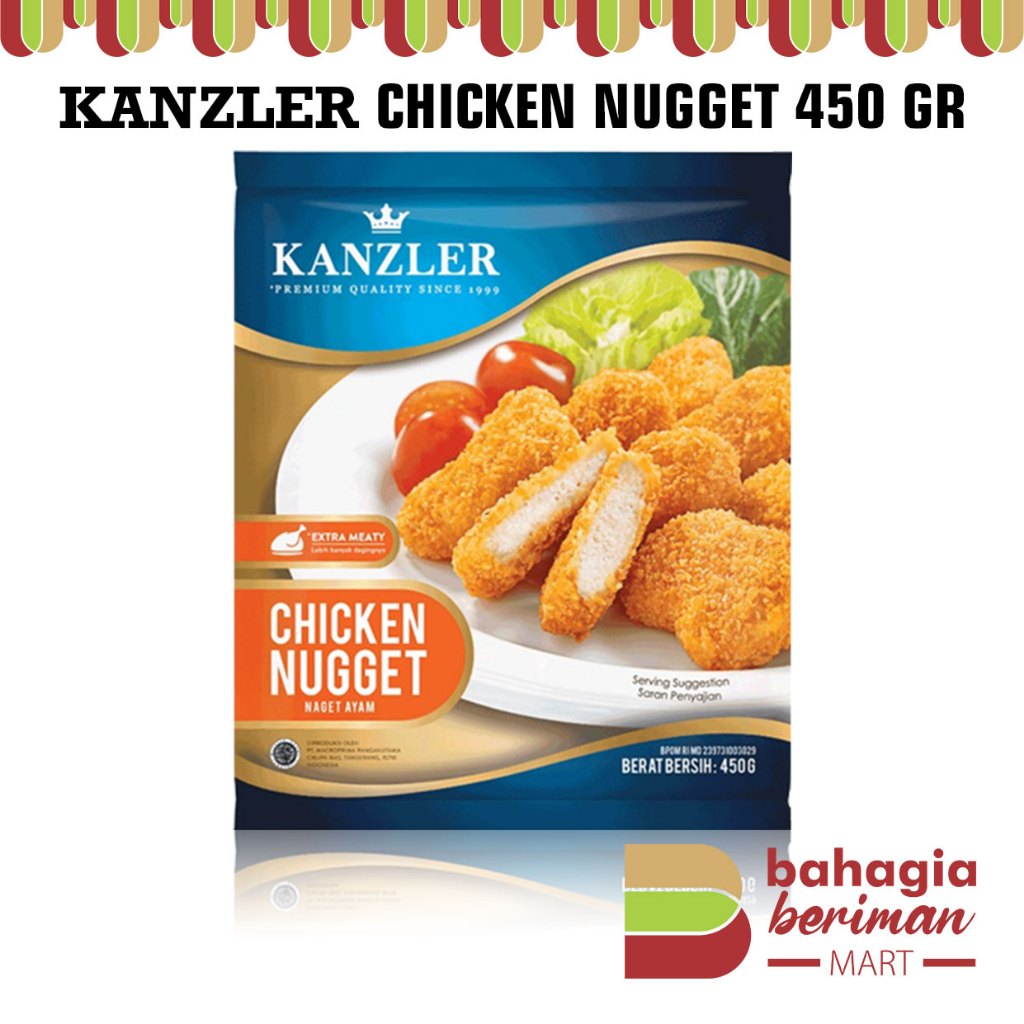 

Kanzler Chicken Nugget 450 gr Original