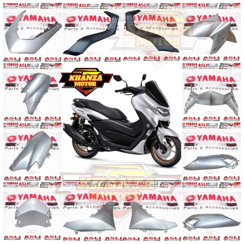 BODY BODY HALUS VARIAN NEW NMAX 155 CONNECTED 2020-2024 ORIGINAL YAMAHA SILVER