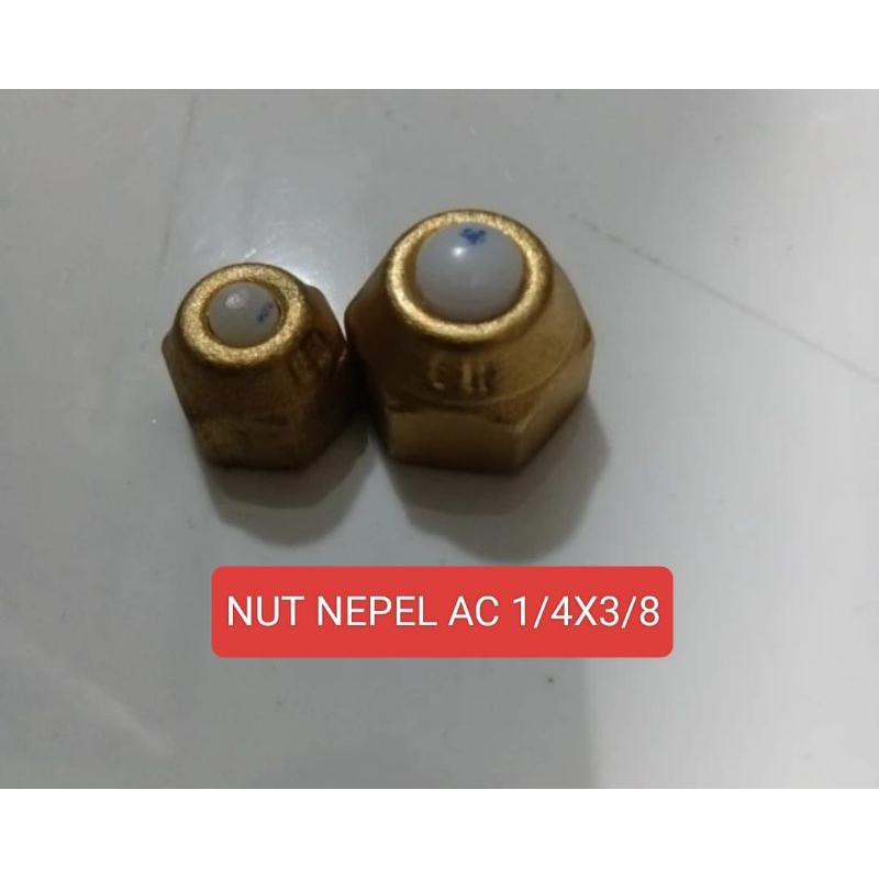 Nut Nepel AC Ukuran 1/4X3/8