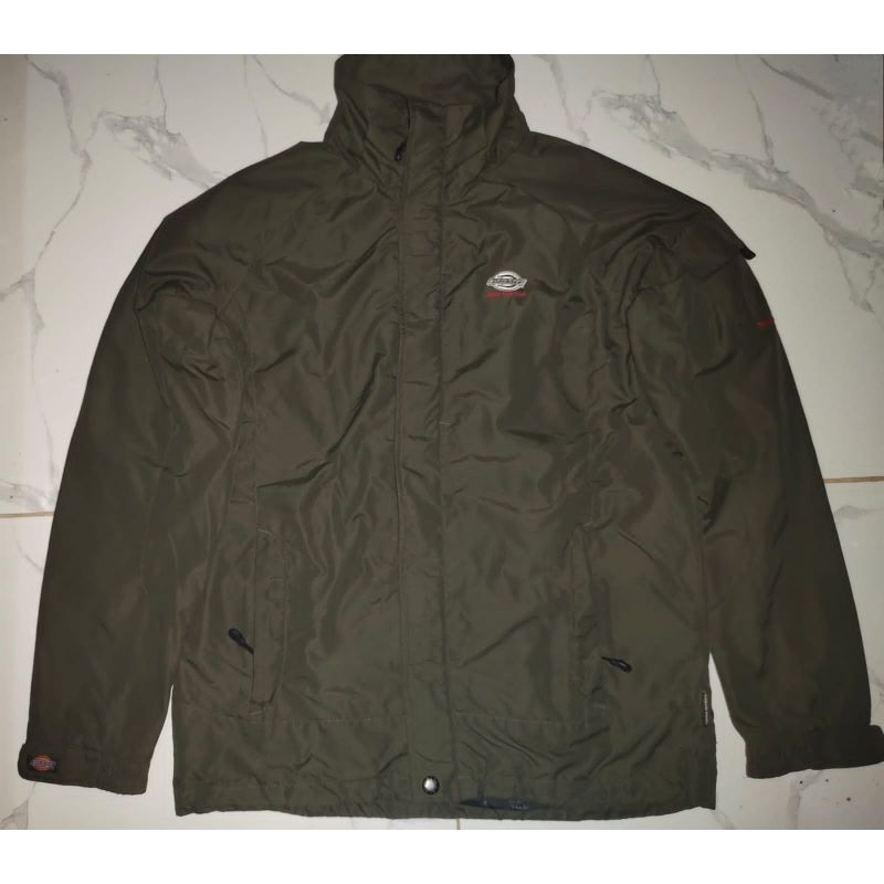 Jaket Outdoor Dickies Ecwcs Hijau Army Minus Hoodie