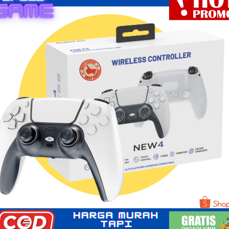 Stik Stick Gamepad PS DS4 4  kabel usb Charger Untuk PC LAPTOP HP ANDROID