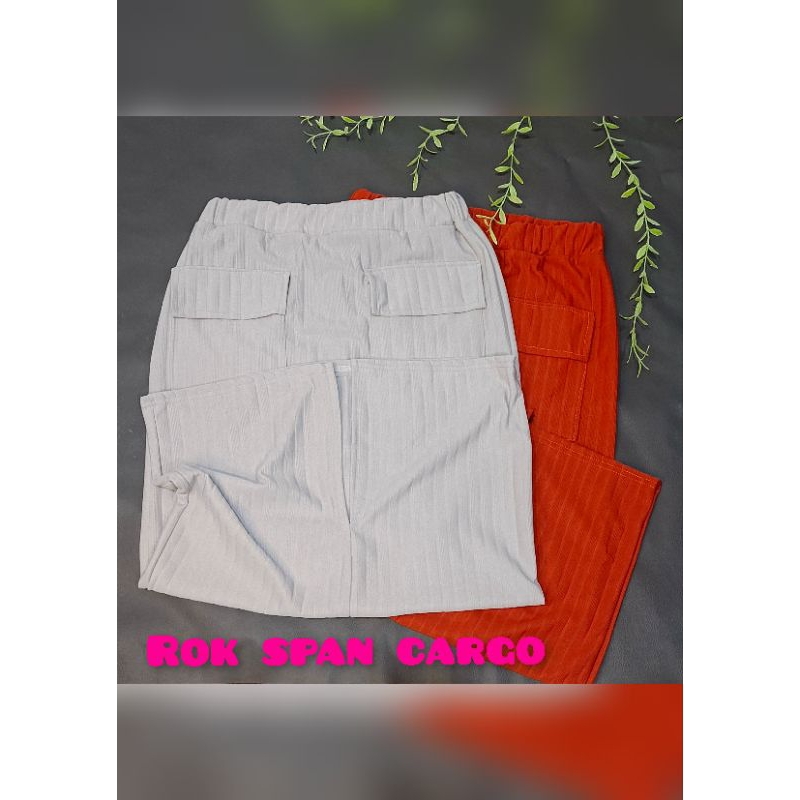 rok span cargo | rok span rajut | rok panjang | rok span panjang belahan